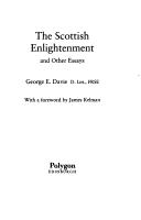 Scottish enlightenment and other essays