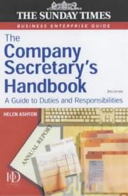 The Company Secretary's Handbook ("Sunday Times" Business Enterprise)