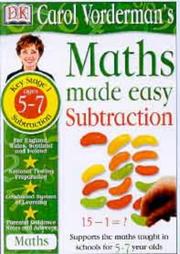 Subtraction (Carol Vorderman's Maths Made Easy)