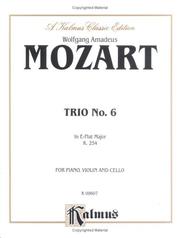 Trio No. 6 in E-flat Major, K. 254