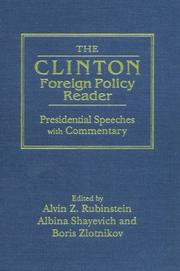 The Clinton foreign policy reader