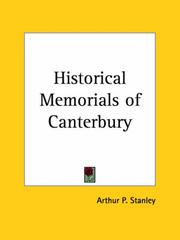 Historical memorials of Canterbury