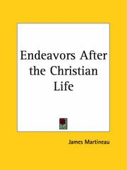 Endeavors after the Christian life