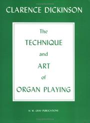 The technique and art of organ playing