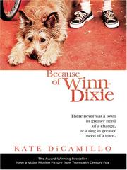 Because of Winn-Dixie Cover
