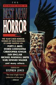 The Mammoth Book of Best New Horror Volume Seven