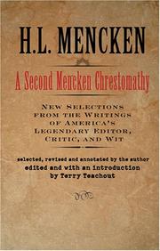 A second Mencken chrestomathy