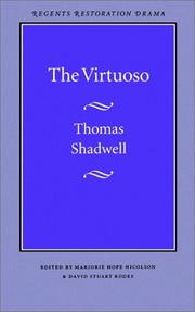 The Virtuoso (Regents Restoration Drama Series)