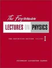 The Feynman Lectures on Physics, Vol. 1