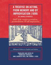 A Treatise on Acting, From Memory and by Improvisation (1699) by Andrea Perrucci