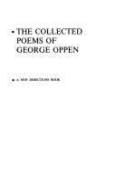 The collected poems of George Oppen