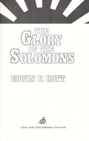 The glory of the Solomons