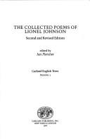 The collected poems of Lionel Johnson