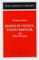 Death in Venice, Tonio Kroger, and Other Writings (German Library)