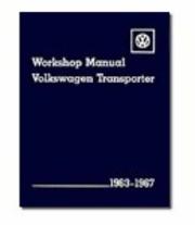 Volkswagen Transporter Workshop Manual