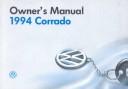 Owner's Manual 1994 Corrado