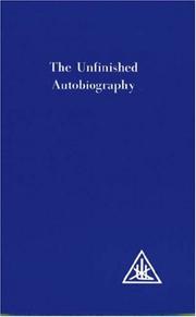 The unfinished autobiography of Alice A. Bailey