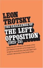 Challenge of the Left Opposition