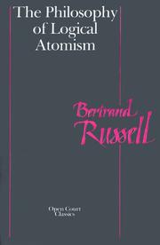 The philosophy of logical atomism