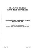 Charles Sanders Peirce: Contributions to the Nation. Comp by Kenneth L. Ketner. Part 3