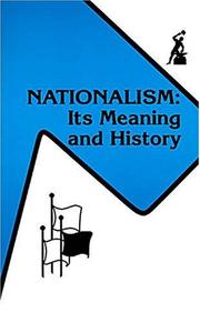 Nationalism, its meaning and history