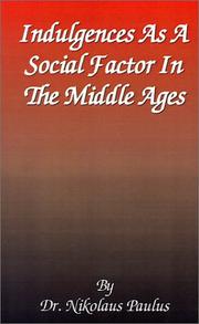 Indulgences as a social factor in the middle ages