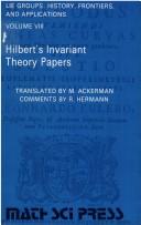 Hilbert's invariant theory papers