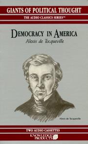 Democracy in America (Giants of Political Thought & United States at War)