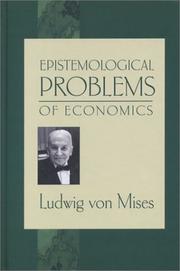 Epistemological Problems of Economics