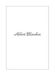 Robert Blanchon