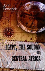 Egypt, the Soudan and Central Africa