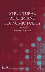 Structural reform and economic policy