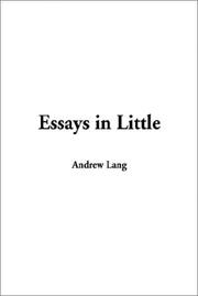 Essays in little