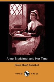 Anne Bradstreet and Her Time