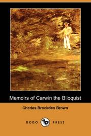 Memoirs of Carwin the Biloquist