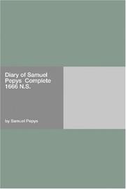 Diary of Samuel Pepys  Complete 1666 N.S