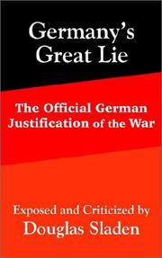 Germany's great lie