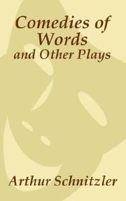 Comedies of words and other plays