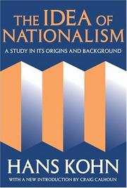 The idea of nationalism