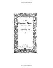 The Hornet's Nest a Story of Love and War