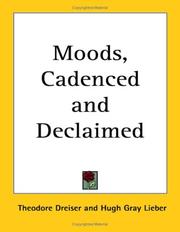 Moods, cadenced & declaimed