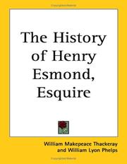 The history of Henry Esmond, Esquire