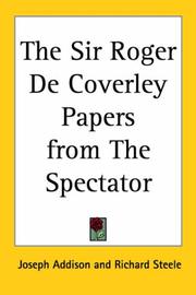 The Sir Roger De Coverley Papers From The Spectator