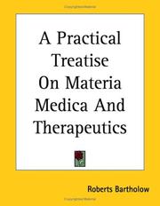 A practical treatise on materia medica and therapeutics