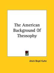 The American Background Of Theosophy