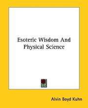 Esoteric Wisdom And Physical Science