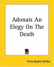 Adonais An Elegy On The Death