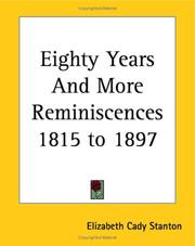 Eighty Years And More Reminiscences 1815 To 1897