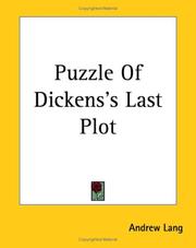 The puzzle of Dickens's last plot