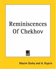 Reminiscences Of Chekhov